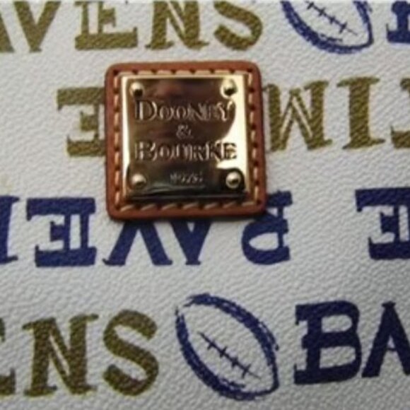 Dooney & Bourke Baltimore Ravens Doodle Suki Crossbody - Picture 8 of 10